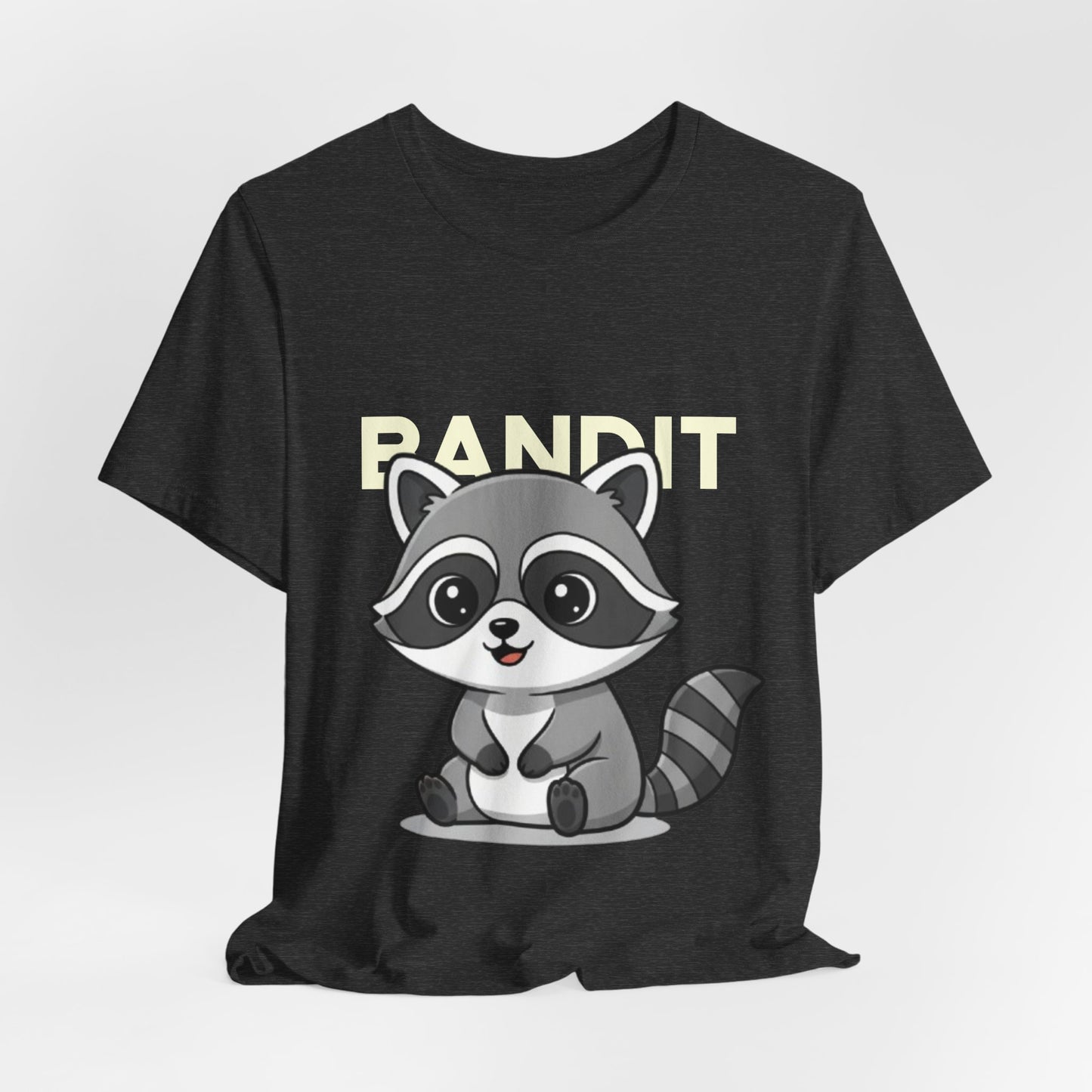 Cute Raccoon Bandit Tee - Fun Gift for Animal Lovers, Kids, Eco-Friendly Shirt, Casual Wear, Birthday, Nature Enthusiasts