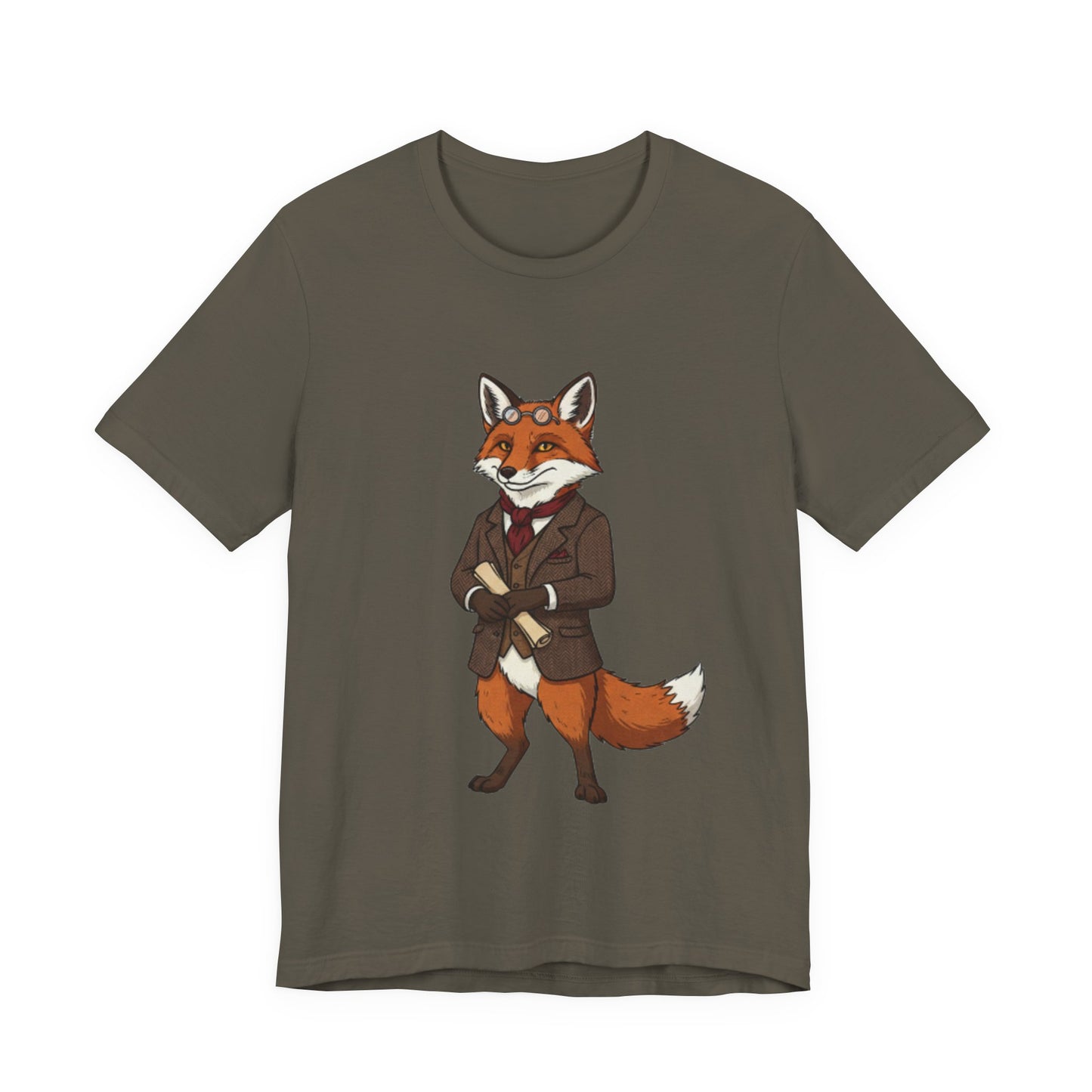 Stylish Fox Graphic Tee, Animal Lover's shirt, Fun Casual Outfit, Unique Gift for Him/Her, Quirky Fashion Statement