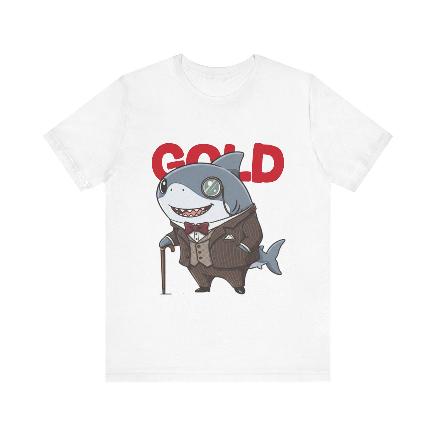 Unique Gentleman Shark Shirt | Classic 1920s Style Animal Art T-Shirt - Unisex Tee, Gift for Shark Lovers, Casual Outfit