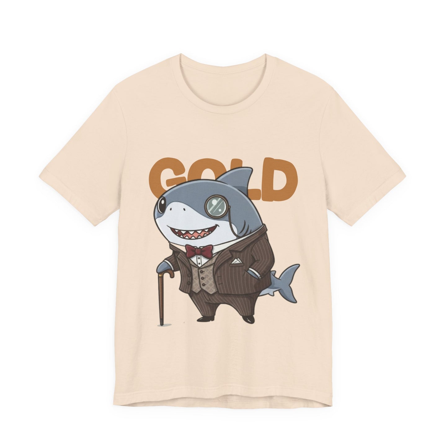 Unique Gentleman Shark Shirt | Classic 1920s Style Animal Art T-Shirt - Unisex Tee, Gift for Shark Lovers, Casual Outfit