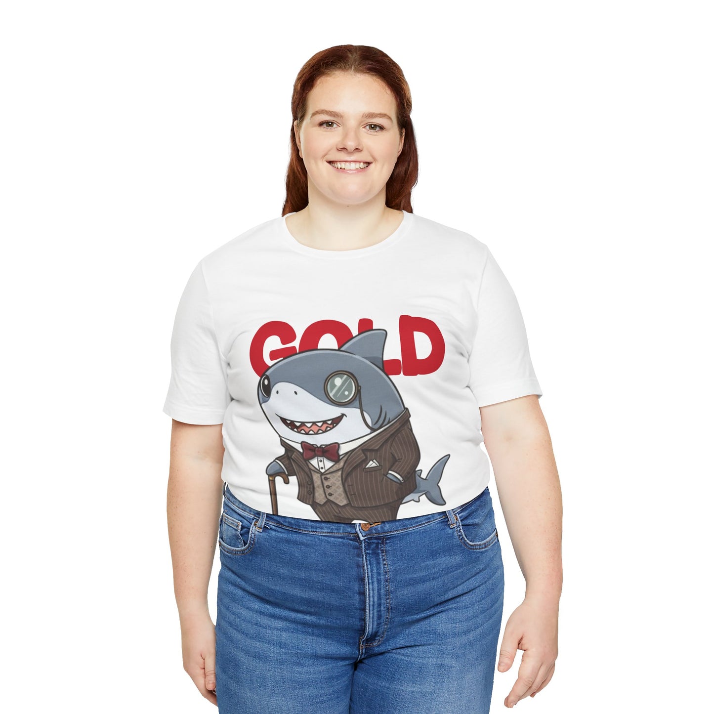 Unique Gentleman Shark Shirt | Classic 1920s Style Animal Art T-Shirt - Unisex Tee, Gift for Shark Lovers, Casual Outfit