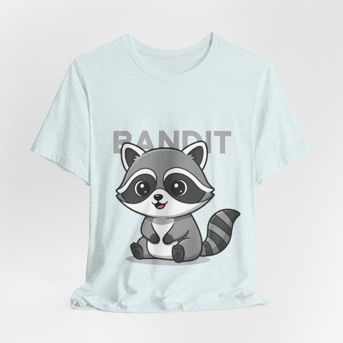 Cute Raccoon Bandit Tee - Fun Gift for Animal Lovers, Kids, Eco-Friendly Shirt, Casual Wear, Birthday, Nature Enthusiasts