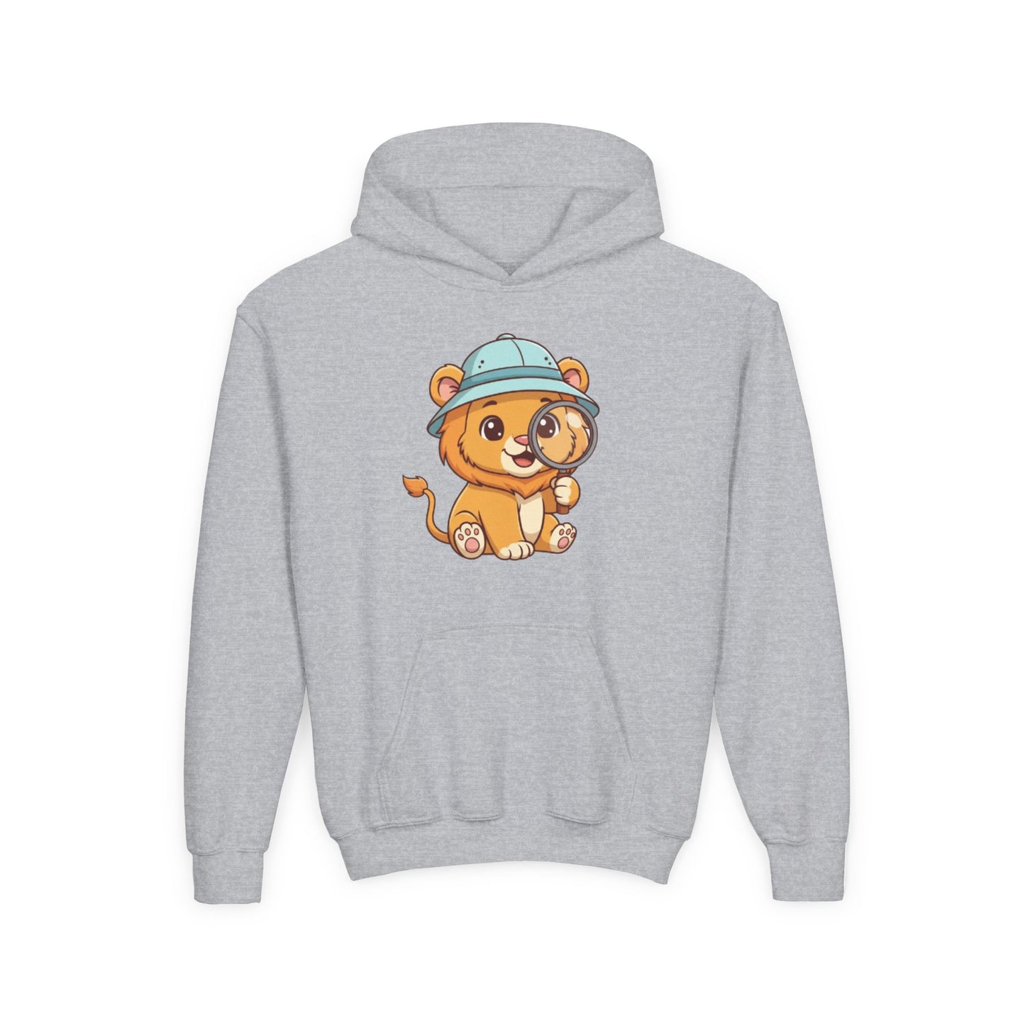 Cute Lion Explorer Youth Sweatshirt