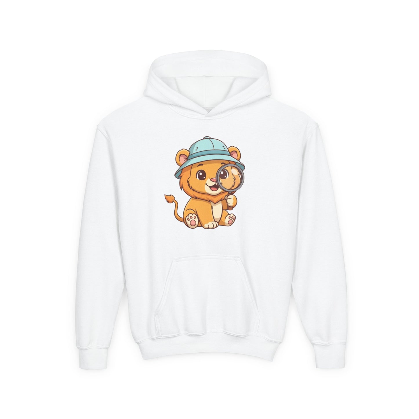 Cute Lion Explorer Youth Sweatshirt