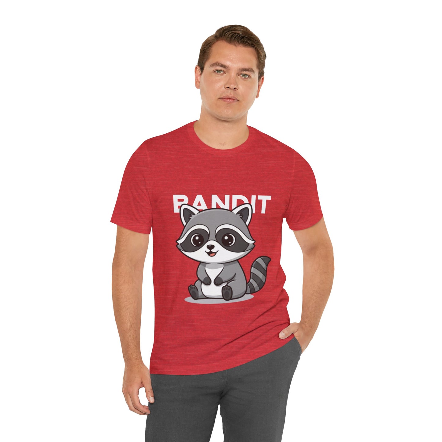 Cute Raccoon Bandit Tee - Fun Gift for Animal Lovers, Kids, Eco-Friendly Shirt, Casual Wear, Birthday, Nature Enthusiasts
