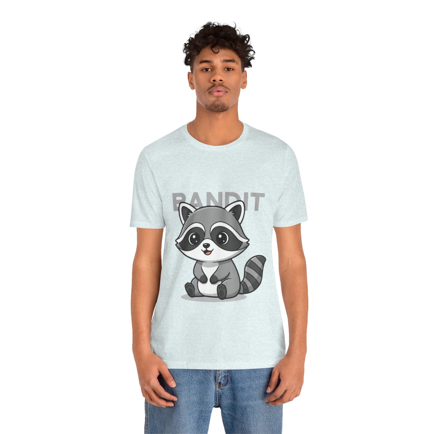 Cute Raccoon Bandit Tee - Fun Gift for Animal Lovers, Kids, Eco-Friendly Shirt, Casual Wear, Birthday, Nature Enthusiasts