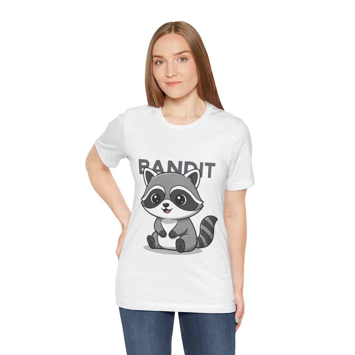 Cute Raccoon Bandit Tee - Fun Gift for Animal Lovers, Kids, Eco-Friendly Shirt, Casual Wear, Birthday, Nature Enthusiasts