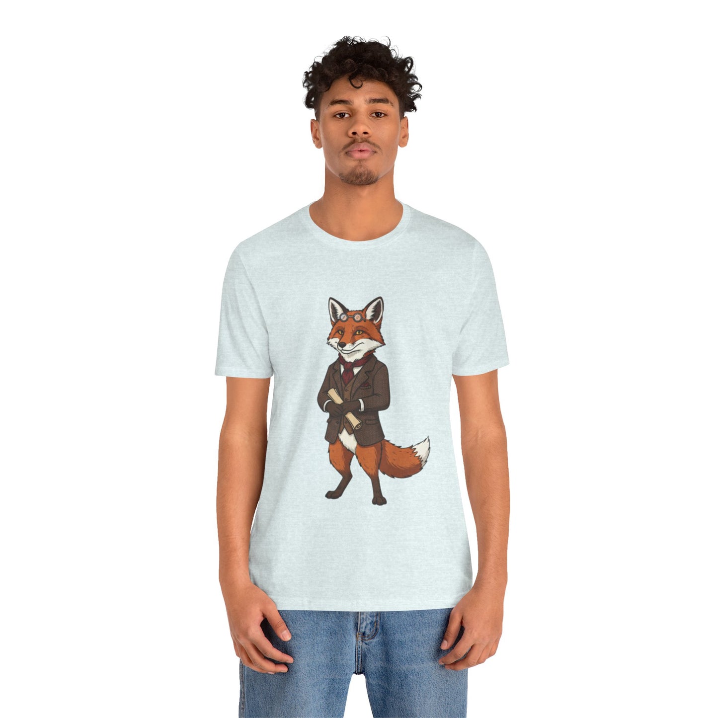Stylish Fox Graphic Tee, Animal Lover's shirt, Fun Casual Outfit, Unique Gift for Him/Her, Quirky Fashion Statement