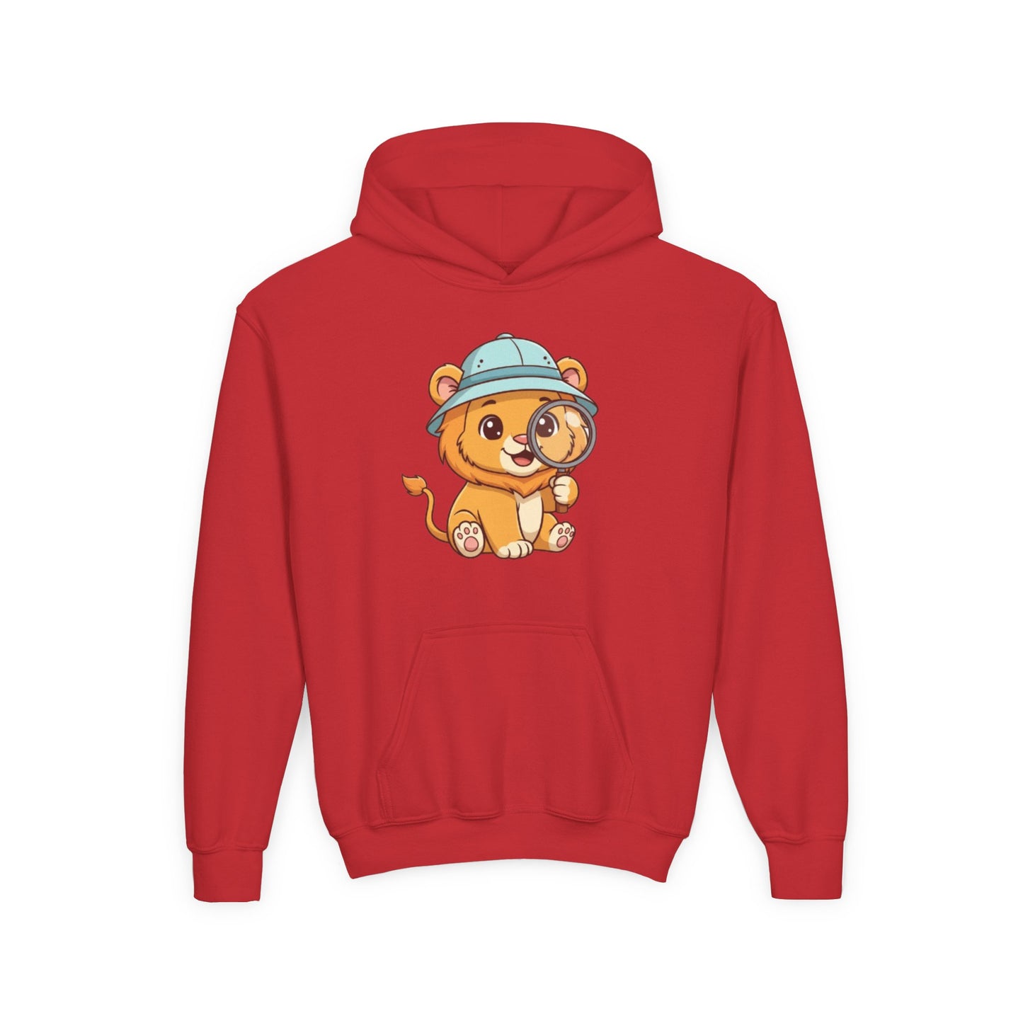 Cute Lion Explorer Youth Sweatshirt