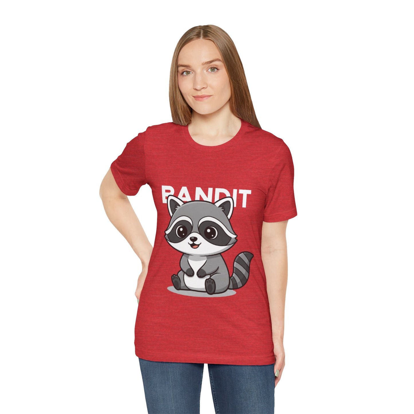 Cute Raccoon Bandit Tee - Fun Gift for Animal Lovers, Kids, Eco-Friendly Shirt, Casual Wear, Birthday, Nature Enthusiasts