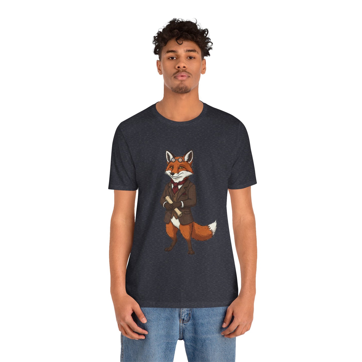 Stylish Fox Graphic Tee, Animal Lover's shirt, Fun Casual Outfit, Unique Gift for Him/Her, Quirky Fashion Statement
