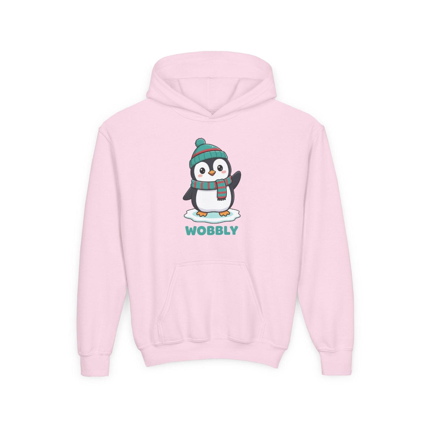 Wobbly Penguin Youth Hoodie