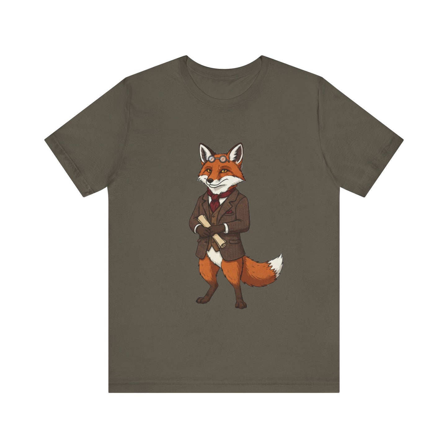 Stylish Fox Graphic Tee, Animal Lover's shirt, Fun Casual Outfit, Unique Gift for Him/Her, Quirky Fashion Statement
