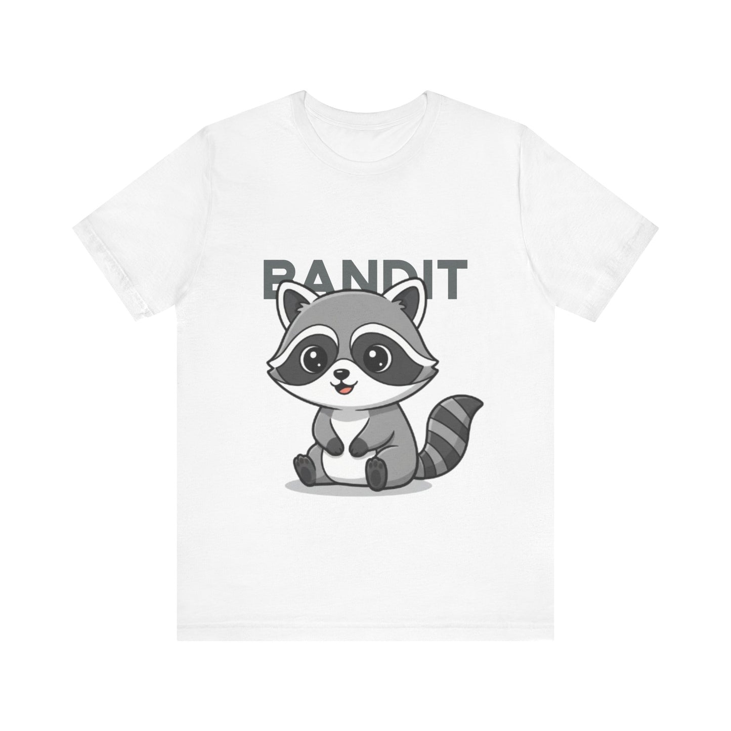 Cute Raccoon Bandit Tee - Fun Gift for Animal Lovers, Kids, Eco-Friendly Shirt, Casual Wear, Birthday, Nature Enthusiasts
