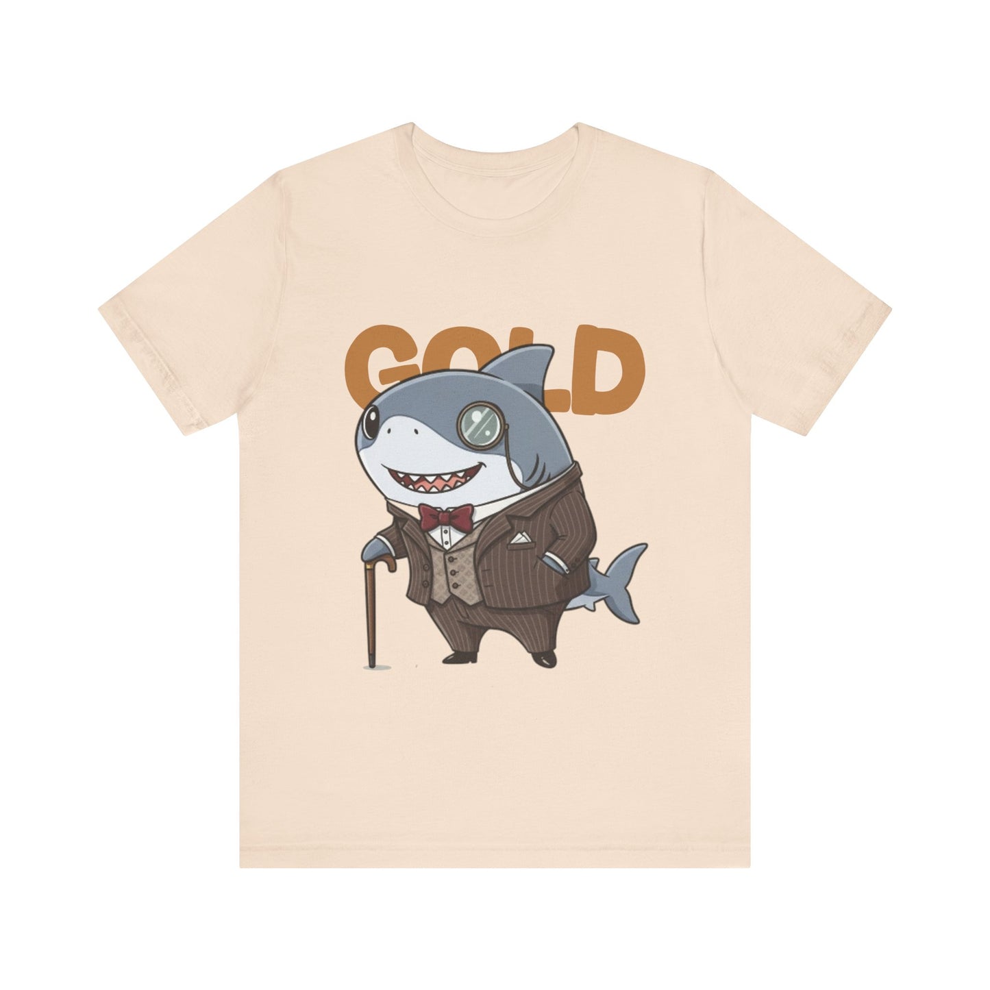 Unique Gentleman Shark Shirt | Classic 1920s Style Animal Art T-Shirt - Unisex Tee, Gift for Shark Lovers, Casual Outfit