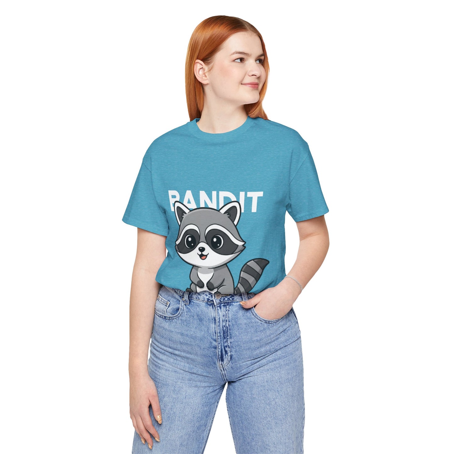 Cute Raccoon Bandit Tee - Fun Gift for Animal Lovers, Kids, Eco-Friendly Shirt, Casual Wear, Birthday, Nature Enthusiasts