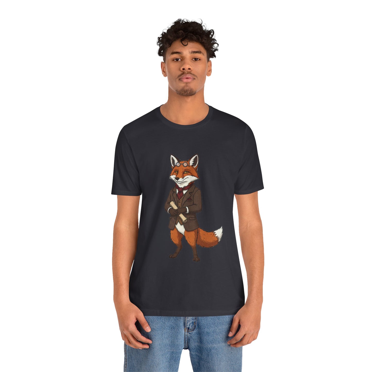 Stylish Fox Graphic Tee, Animal Lover's shirt, Fun Casual Outfit, Unique Gift for Him/Her, Quirky Fashion Statement