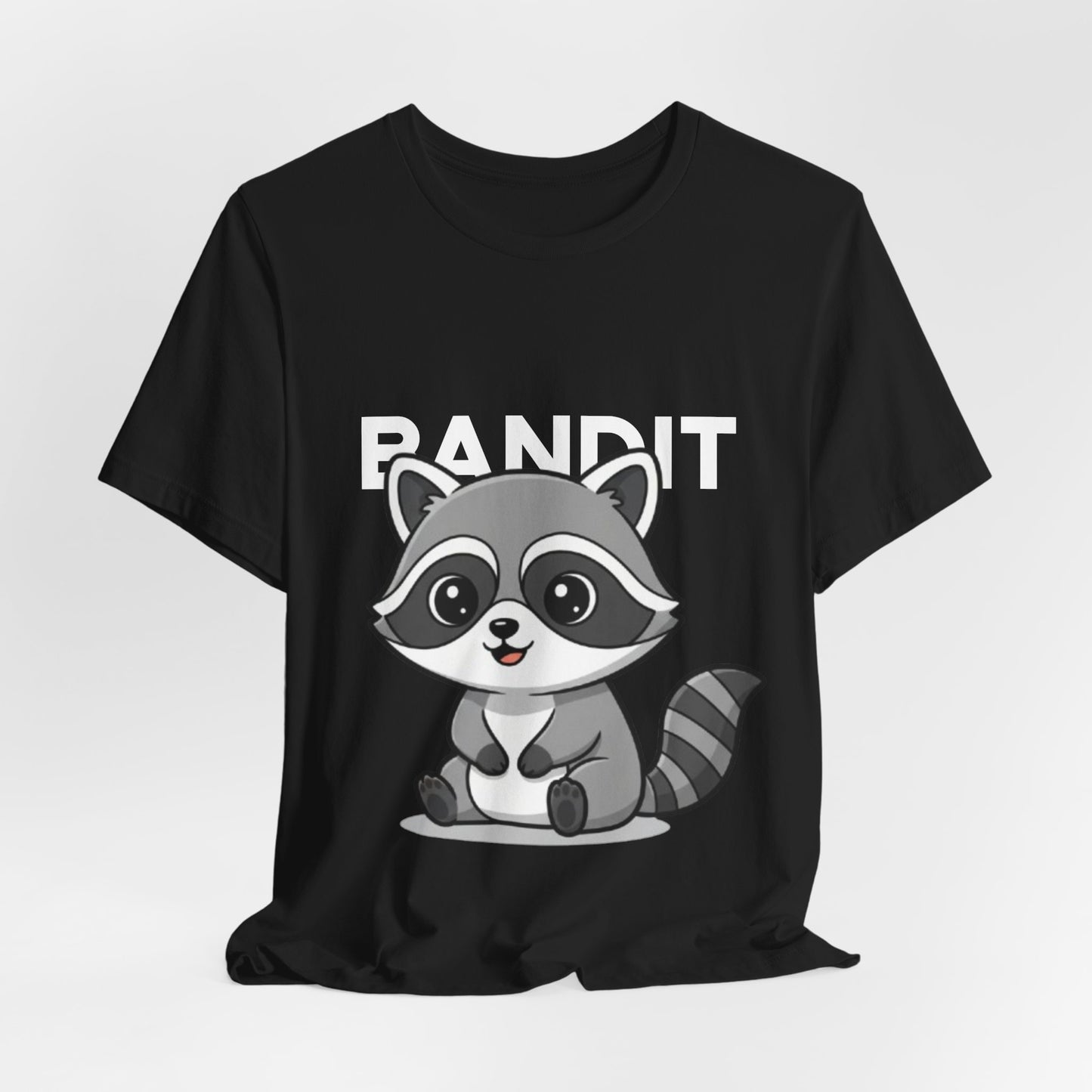Cute Raccoon Bandit Tee - Fun Gift for Animal Lovers, Kids, Eco-Friendly Shirt, Casual Wear, Birthday, Nature Enthusiasts