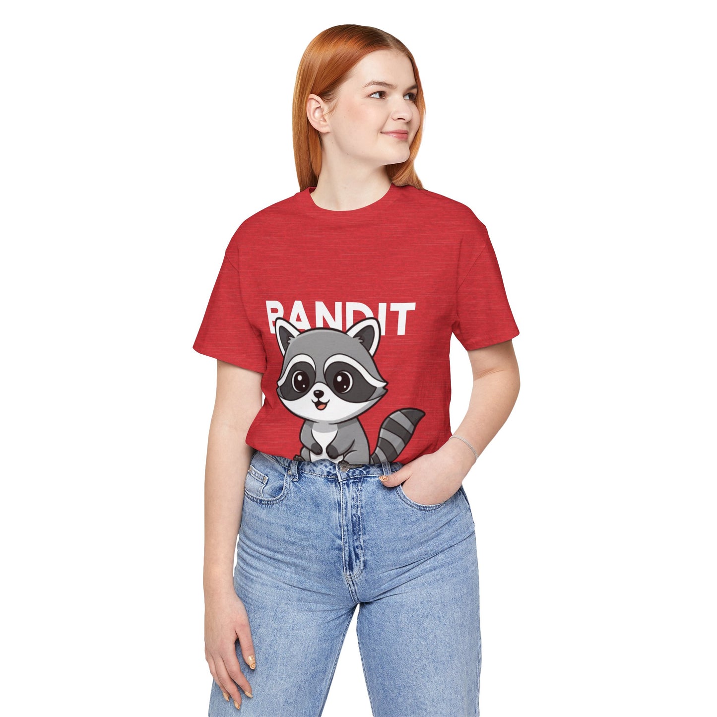 Cute Raccoon Bandit Tee - Fun Gift for Animal Lovers, Kids, Eco-Friendly Shirt, Casual Wear, Birthday, Nature Enthusiasts