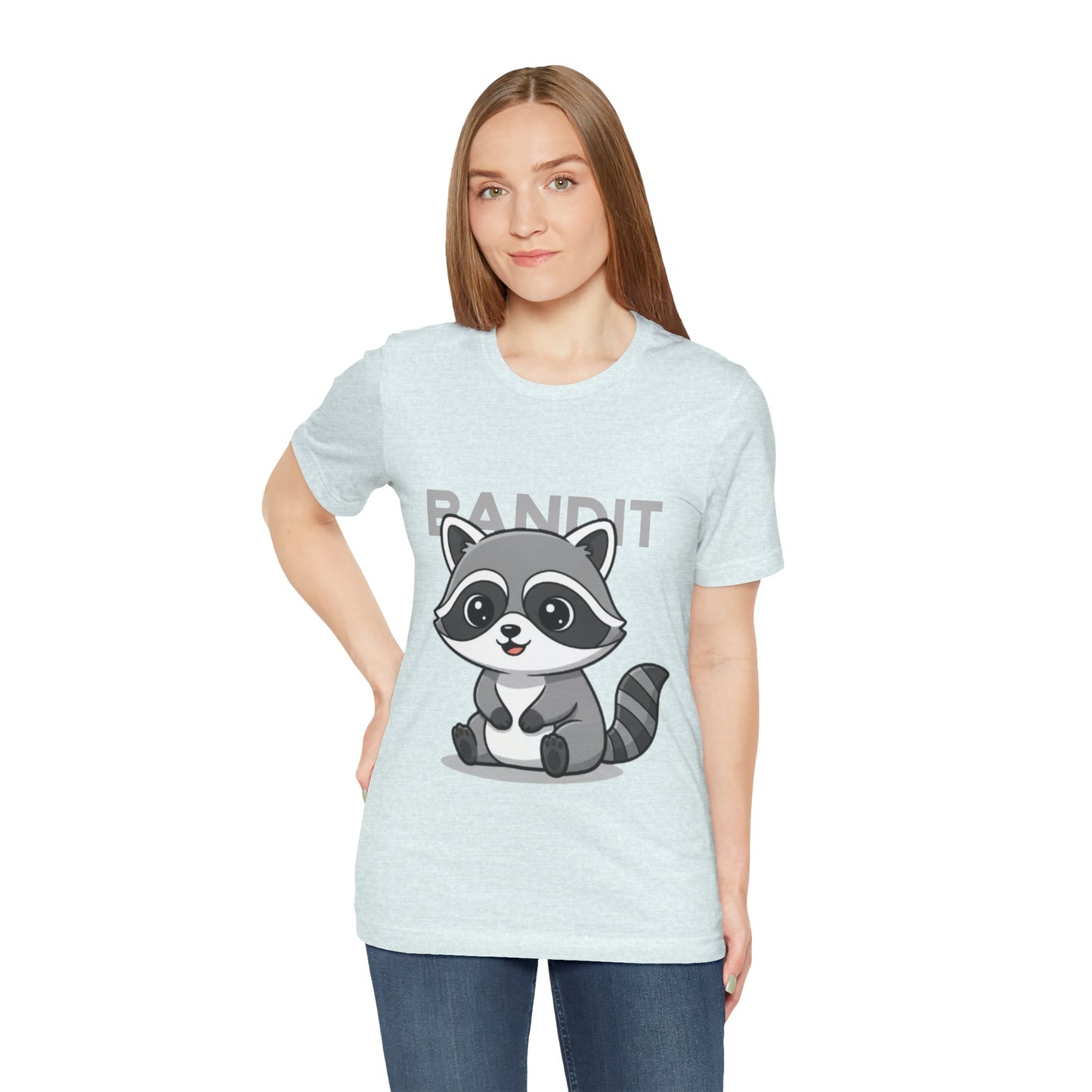 Cute Raccoon Bandit Tee - Fun Gift for Animal Lovers, Kids, Eco-Friendly Shirt, Casual Wear, Birthday, Nature Enthusiasts