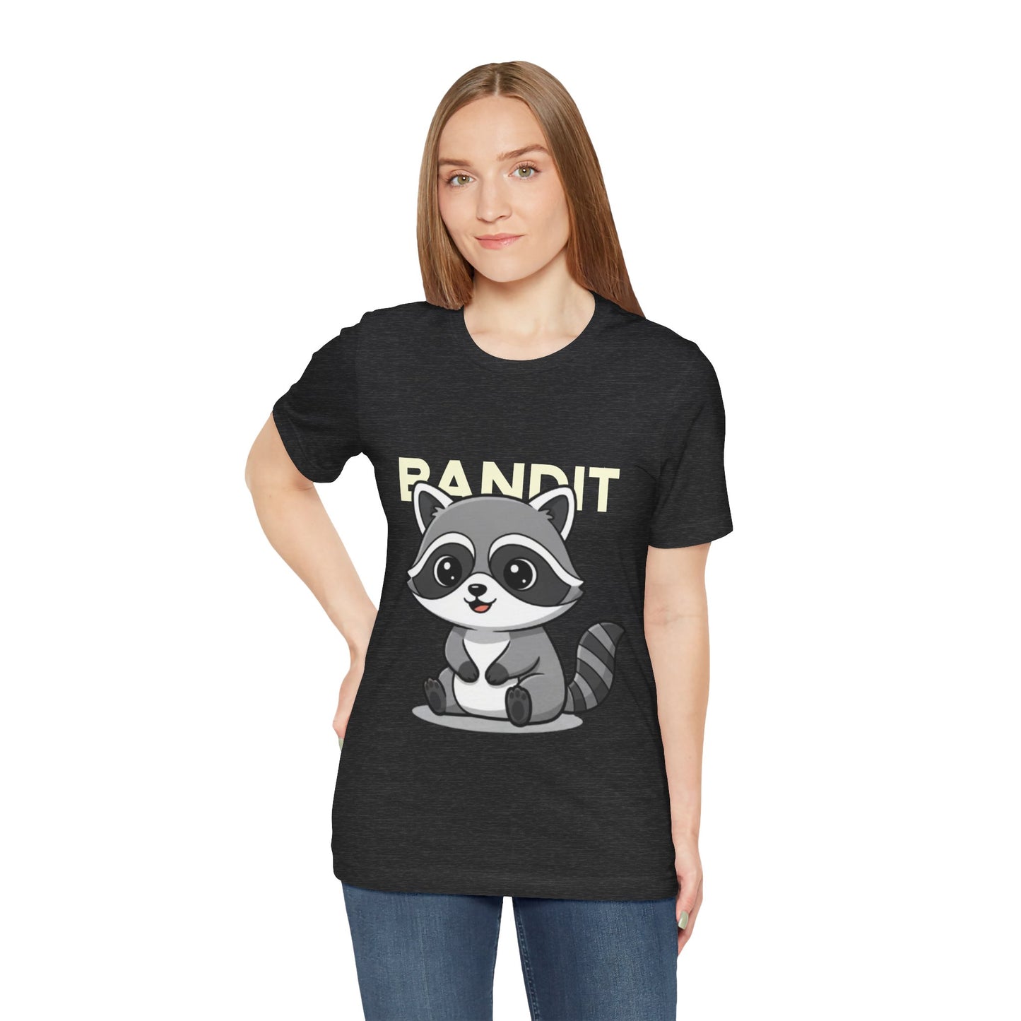 Cute Raccoon Bandit Tee - Fun Gift for Animal Lovers, Kids, Eco-Friendly Shirt, Casual Wear, Birthday, Nature Enthusiasts