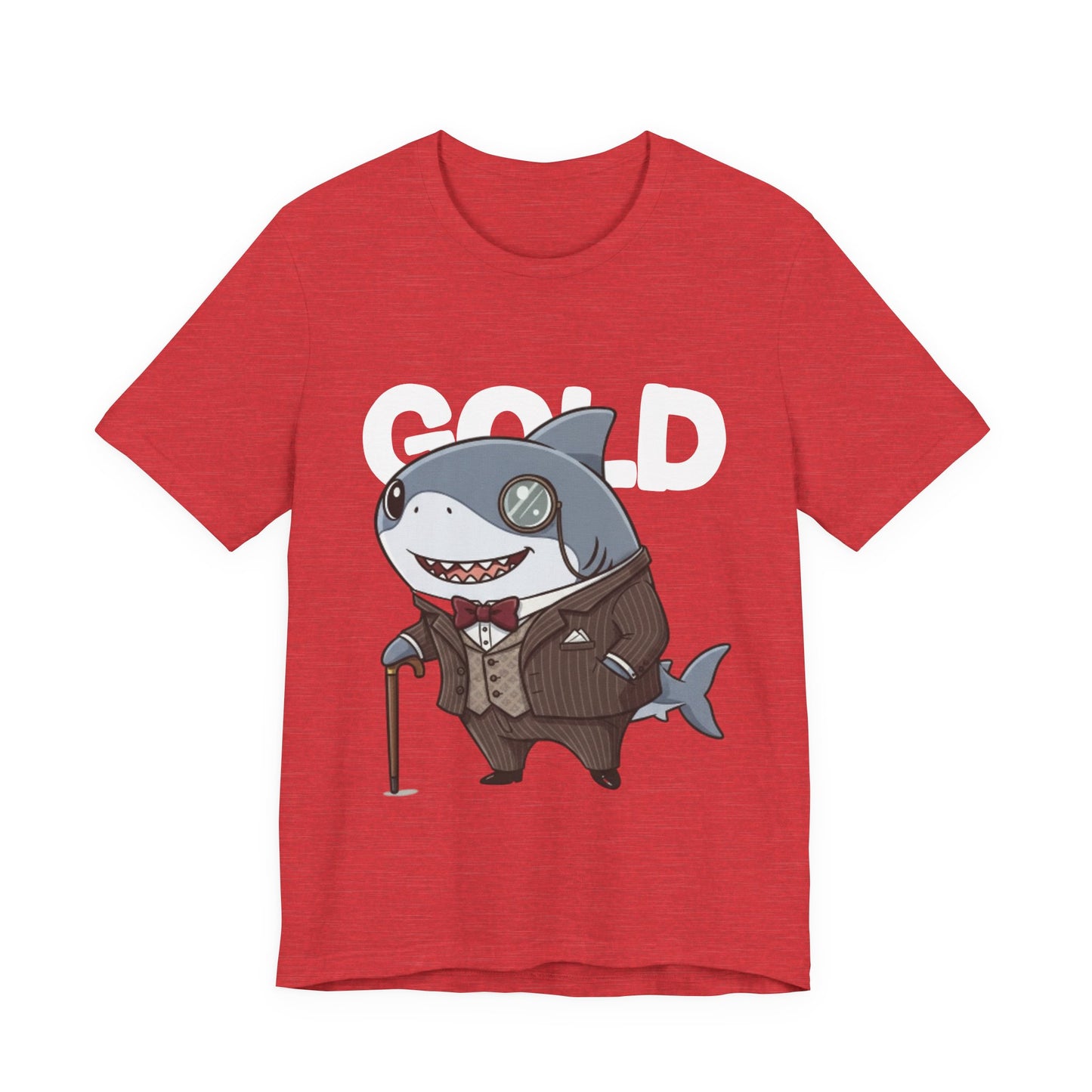 Unique Gentleman Shark Shirt | Classic 1920s Style Animal Art T-Shirt - Unisex Tee, Gift for Shark Lovers, Casual Outfit