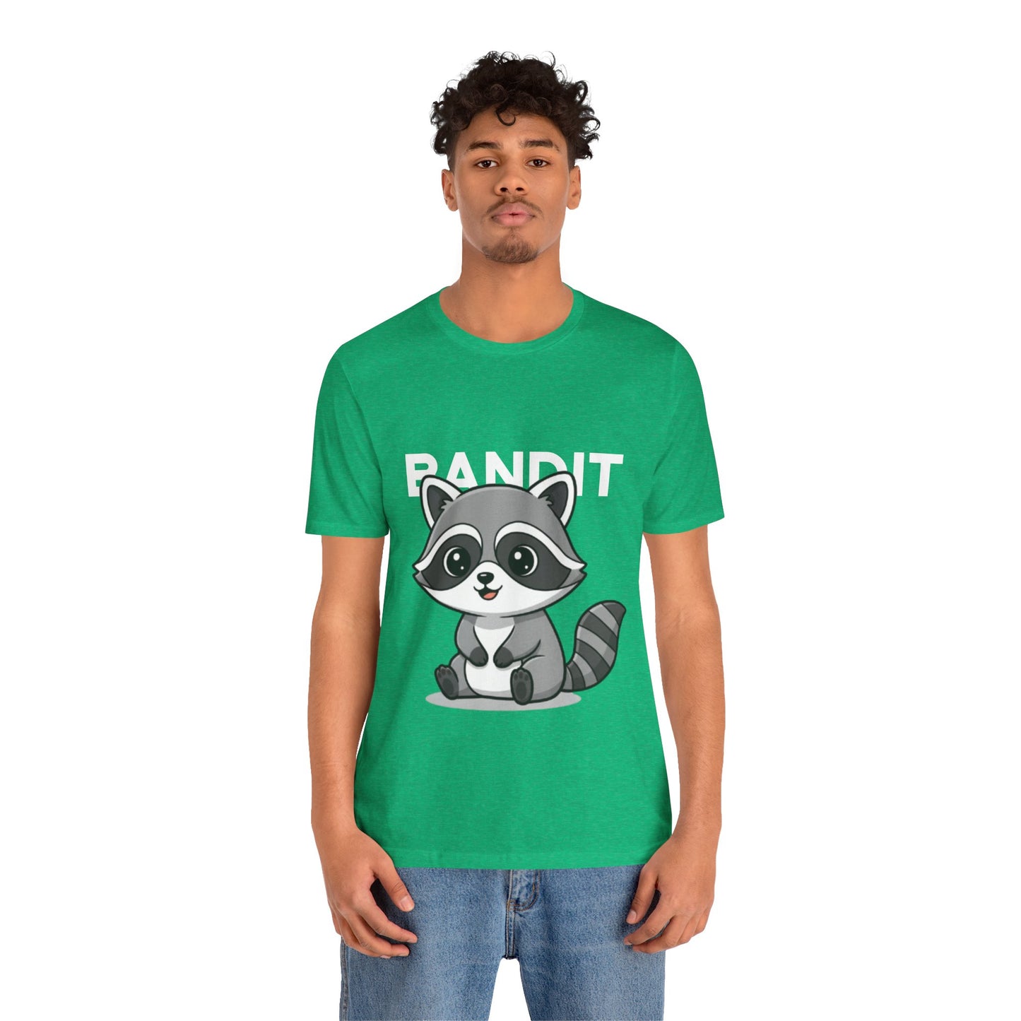 Cute Raccoon Bandit Tee - Fun Gift for Animal Lovers, Kids, Eco-Friendly Shirt, Casual Wear, Birthday, Nature Enthusiasts