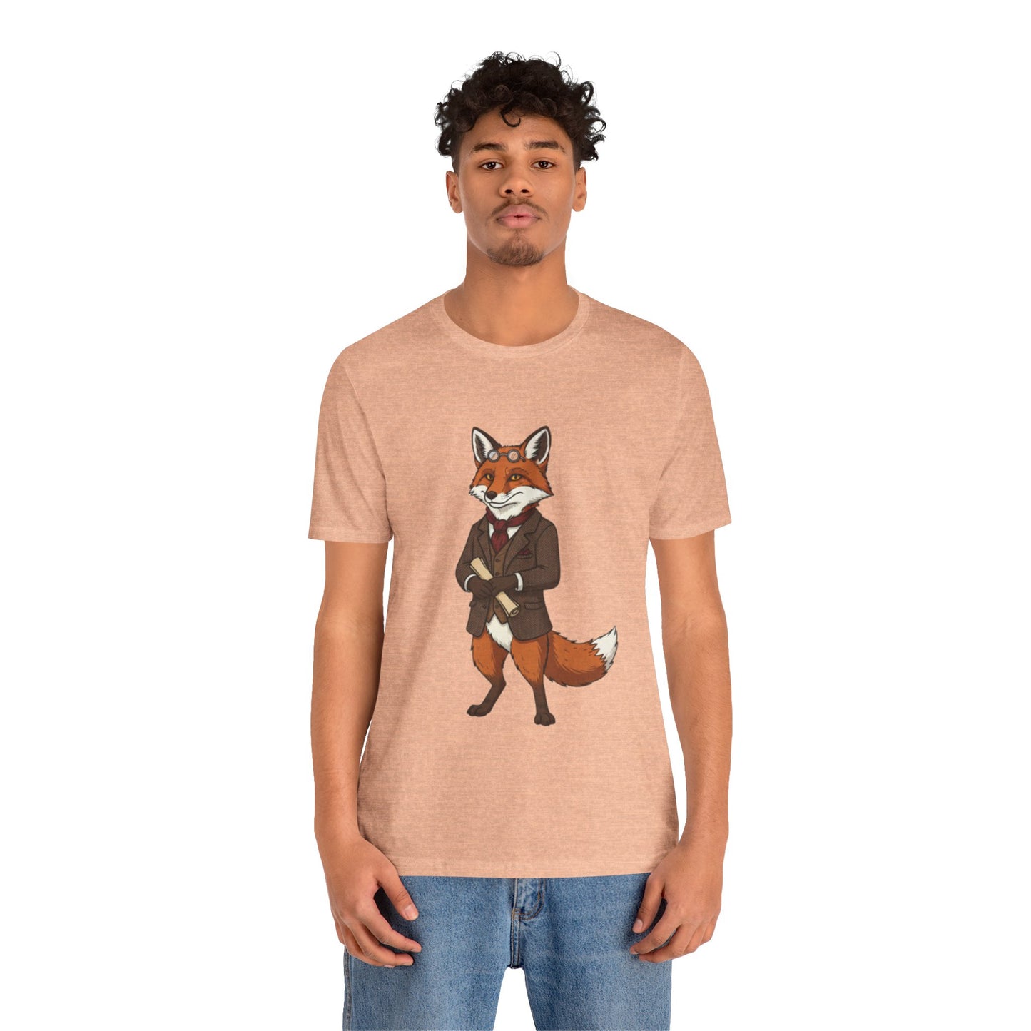 Stylish Fox Graphic Tee, Animal Lover's shirt, Fun Casual Outfit, Unique Gift for Him/Her, Quirky Fashion Statement