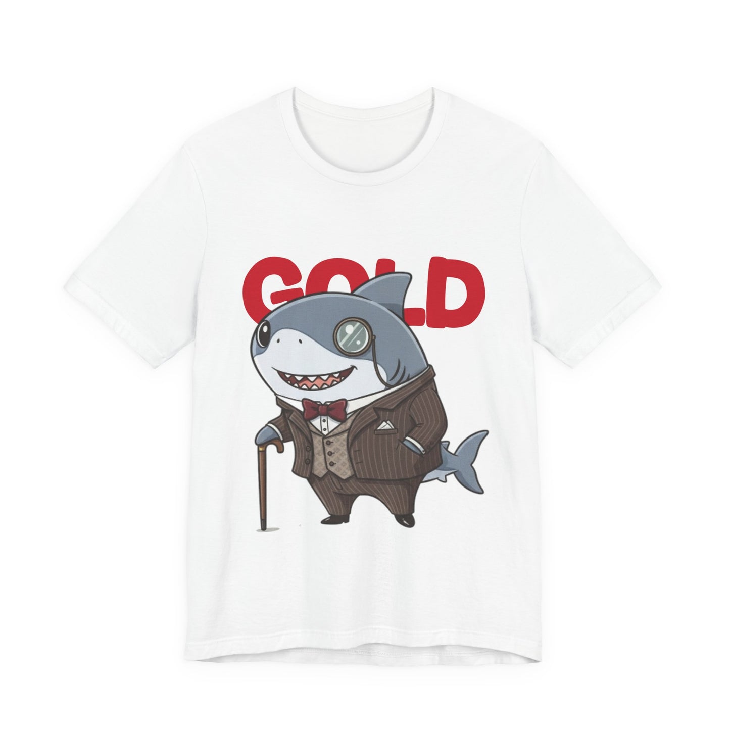 Unique Gentleman Shark Shirt | Classic 1920s Style Animal Art T-Shirt - Unisex Tee, Gift for Shark Lovers, Casual Outfit
