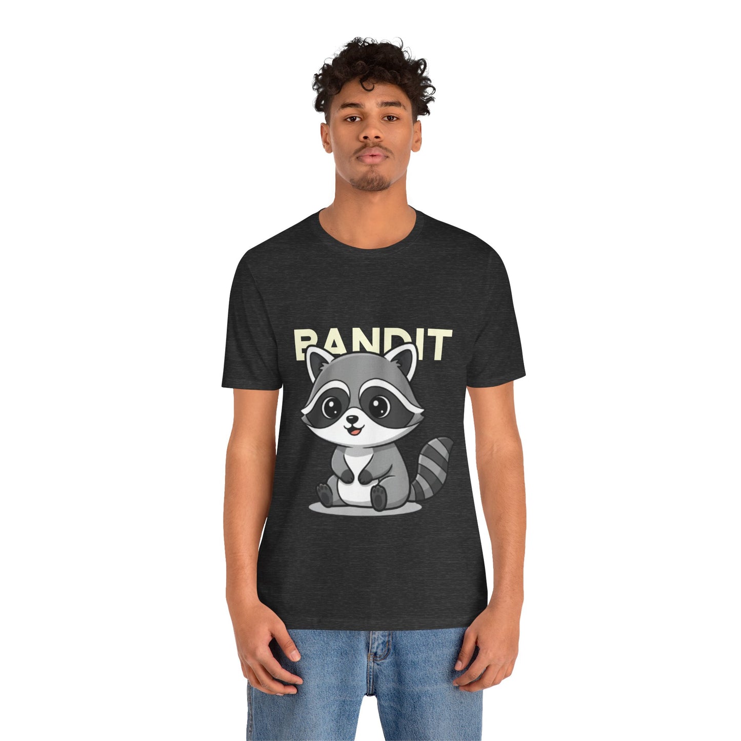 Cute Raccoon Bandit Tee - Fun Gift for Animal Lovers, Kids, Eco-Friendly Shirt, Casual Wear, Birthday, Nature Enthusiasts