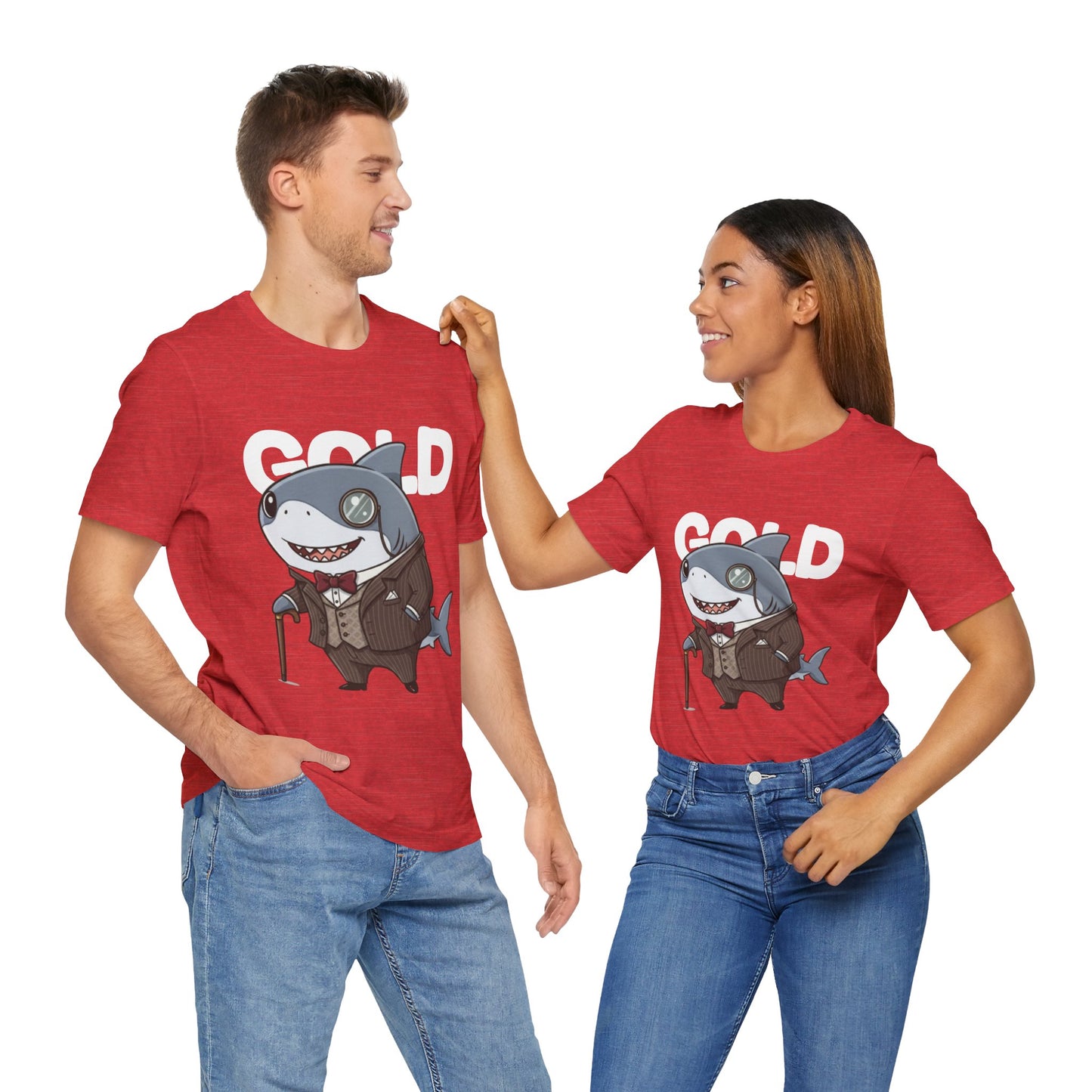 Unique Gentleman Shark Shirt | Classic 1920s Style Animal Art T-Shirt - Unisex Tee, Gift for Shark Lovers, Casual Outfit