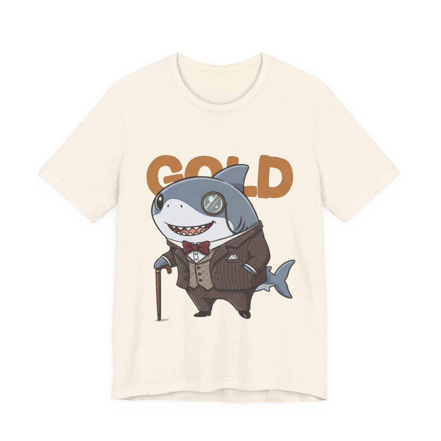 Unique Gentleman Shark Shirt | Classic 1920s Style Animal Art T-Shirt - Unisex Tee, Gift for Shark Lovers, Casual Outfit