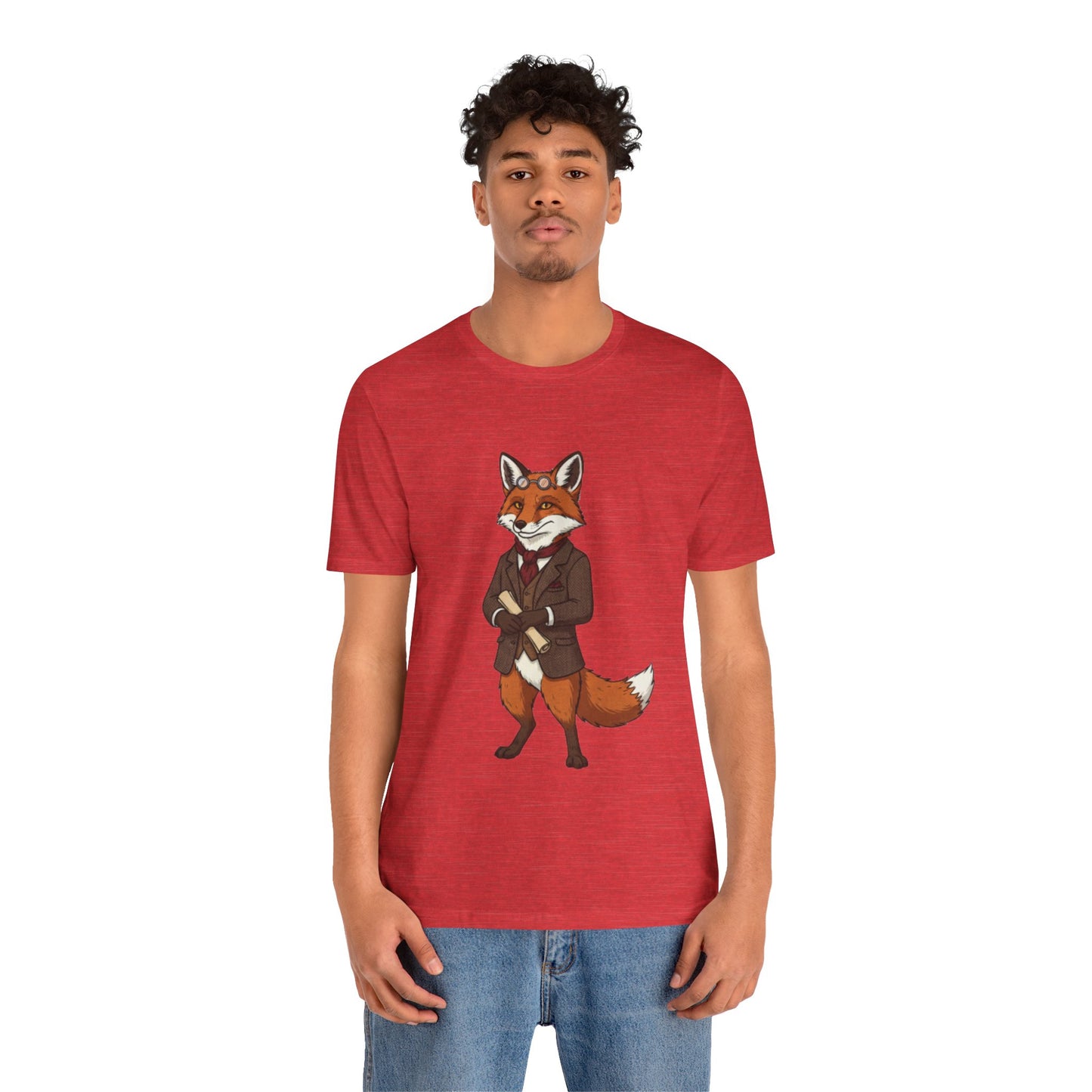 Stylish Fox Graphic Tee, Animal Lover's shirt, Fun Casual Outfit, Unique Gift for Him/Her, Quirky Fashion Statement