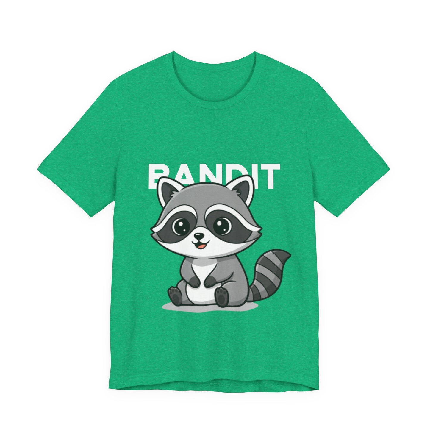 Cute Raccoon Bandit Tee - Fun Gift for Animal Lovers, Kids, Eco-Friendly Shirt, Casual Wear, Birthday, Nature Enthusiasts