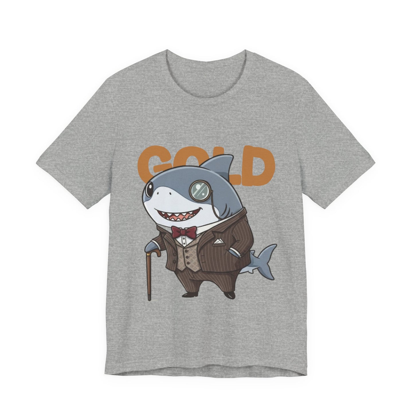 Unique Gentleman Shark Shirt | Classic 1920s Style Animal Art T-Shirt - Unisex Tee, Gift for Shark Lovers, Casual Outfit