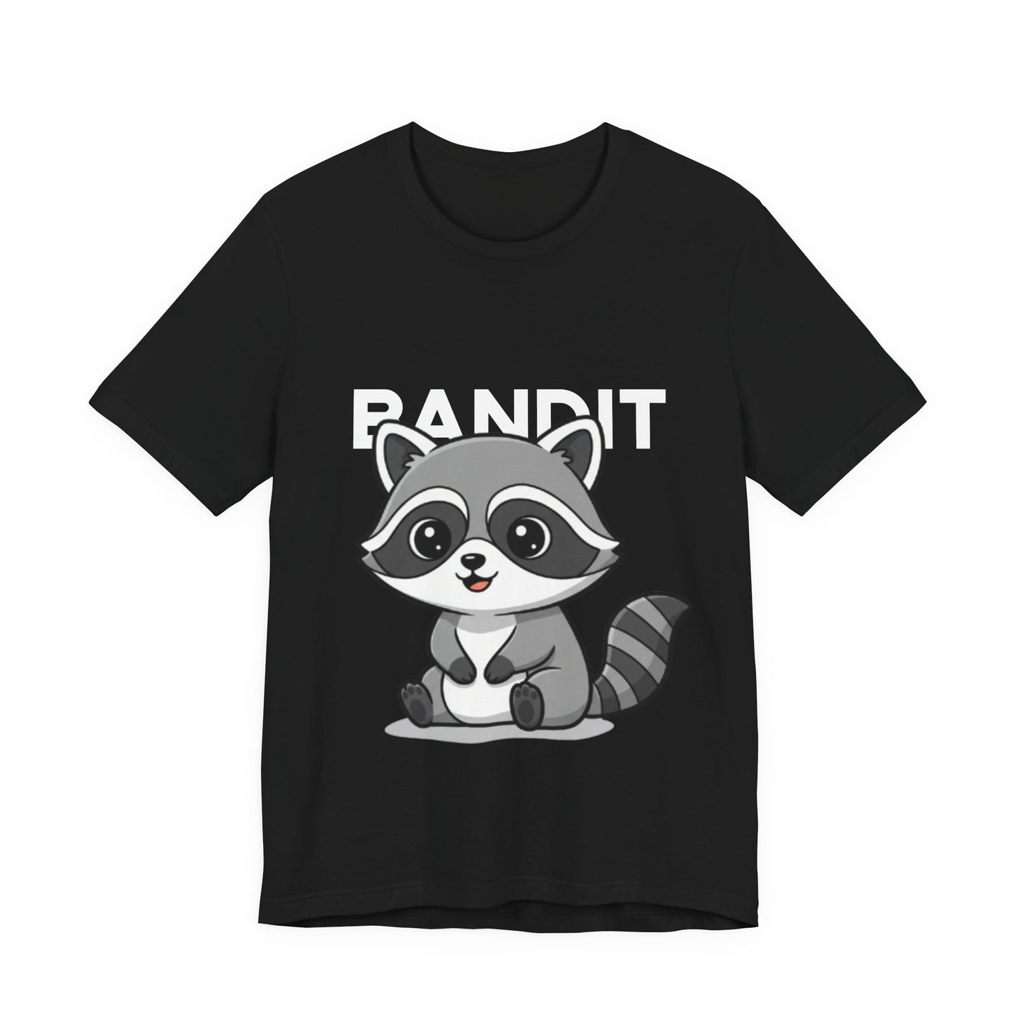 Cute Raccoon Bandit Tee - Fun Gift for Animal Lovers, Kids, Eco-Friendly Shirt, Casual Wear, Birthday, Nature Enthusiasts
