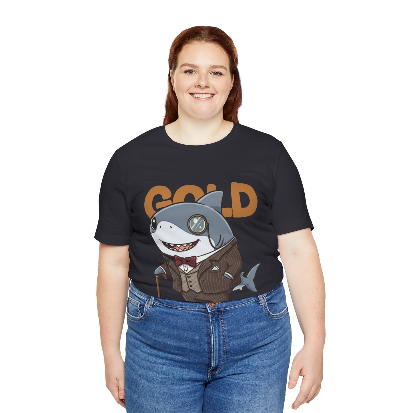 Unique Gentleman Shark Shirt | Classic 1920s Style Animal Art T-Shirt - Unisex Tee, Gift for Shark Lovers, Casual Outfit