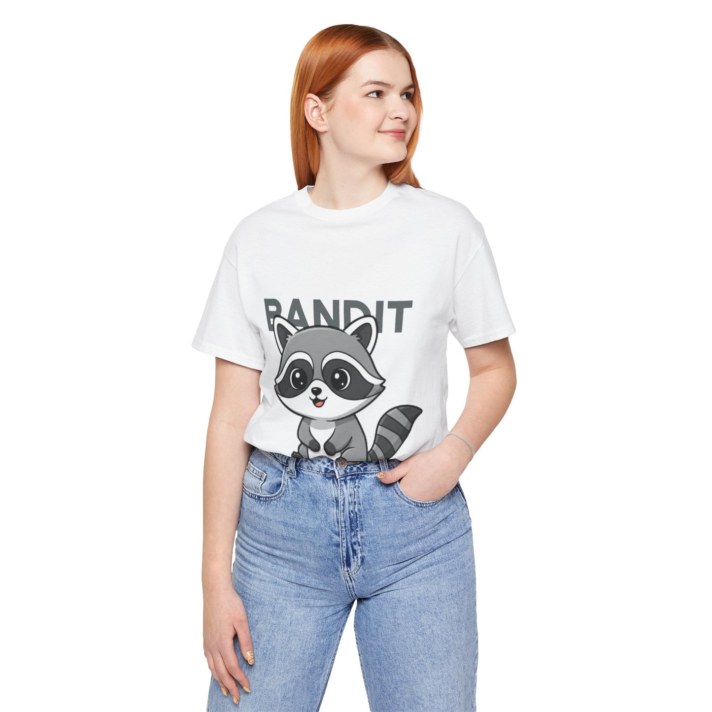 Cute Raccoon Bandit Tee - Fun Gift for Animal Lovers, Kids, Eco-Friendly Shirt, Casual Wear, Birthday, Nature Enthusiasts