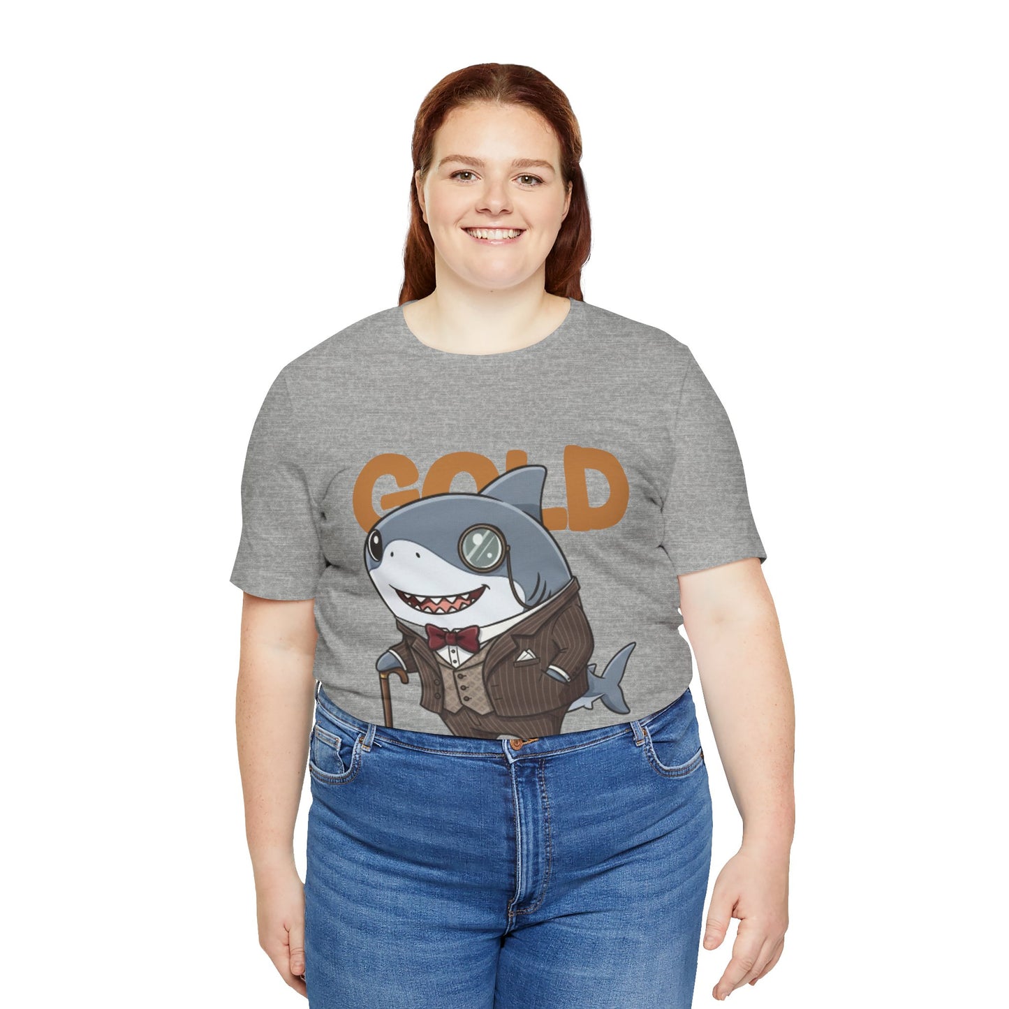 Unique Gentleman Shark Shirt | Classic 1920s Style Animal Art T-Shirt - Unisex Tee, Gift for Shark Lovers, Casual Outfit