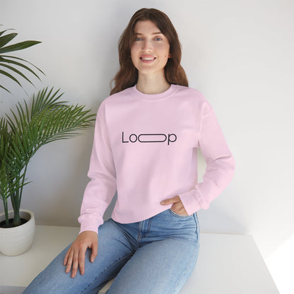 Loop Graphic Unisex Crewneck Sweatshirt - Cozy Casual Wear