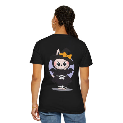Cute Halloween Unisex T-Shirt with Witch Design