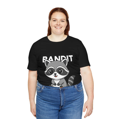 Cute Raccoon Bandit Tee - Fun Gift for Animal Lovers, Kids, Eco-Friendly Shirt, Casual Wear, Birthday, Nature Enthusiasts