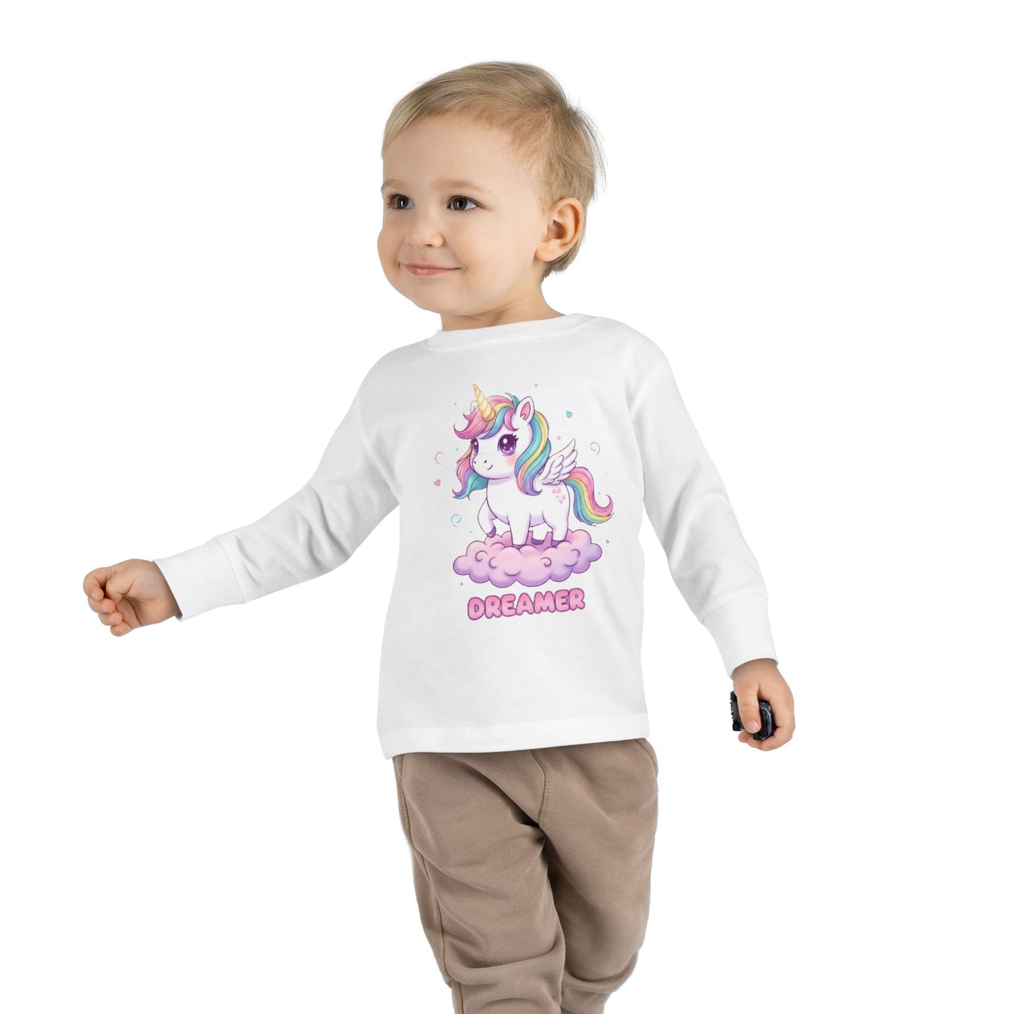 Unicorn Dreamer Toddler Long Sleeve Tee