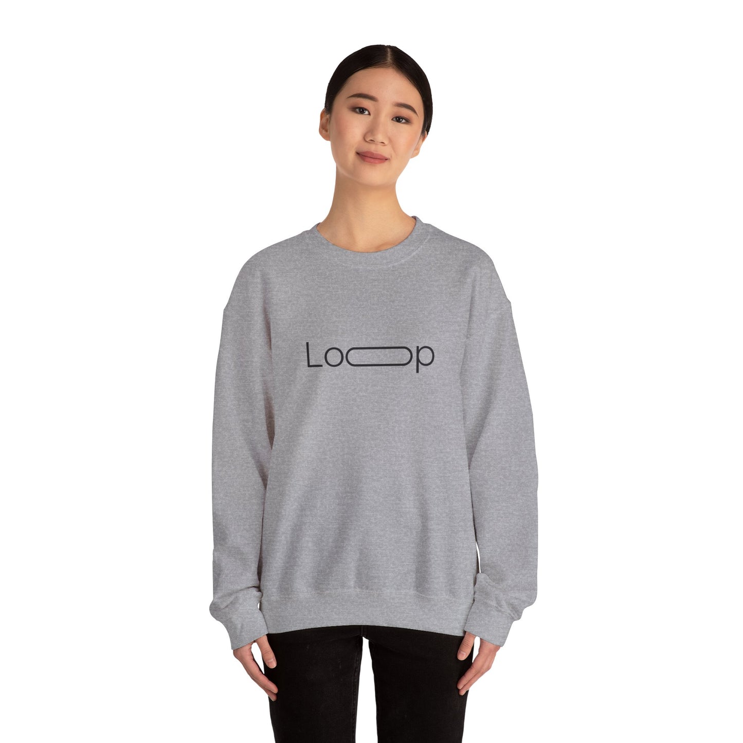 Loop Graphic Unisex Crewneck Sweatshirt - Cozy Casual Wear