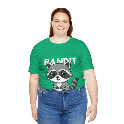 Cute Raccoon Bandit Tee - Fun Gift for Animal Lovers, Kids, Eco-Friendly Shirt, Casual Wear, Birthday, Nature Enthusiasts