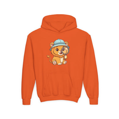 Cute Lion Explorer Youth Sweatshirt