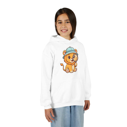 Cute Lion Explorer Youth Sweatshirt