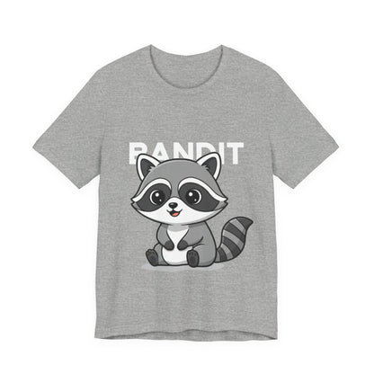 Cute Raccoon Bandit Tee - Fun Gift for Animal Lovers, Kids, Eco-Friendly Shirt, Casual Wear, Birthday, Nature Enthusiasts