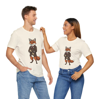Stylish Fox Graphic Tee, Animal Lover's shirt, Fun Casual Outfit, Unique Gift for Him/Her, Quirky Fashion Statement