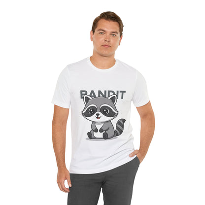 Cute Raccoon Bandit Tee - Fun Gift for Animal Lovers, Kids, Eco-Friendly Shirt, Casual Wear, Birthday, Nature Enthusiasts